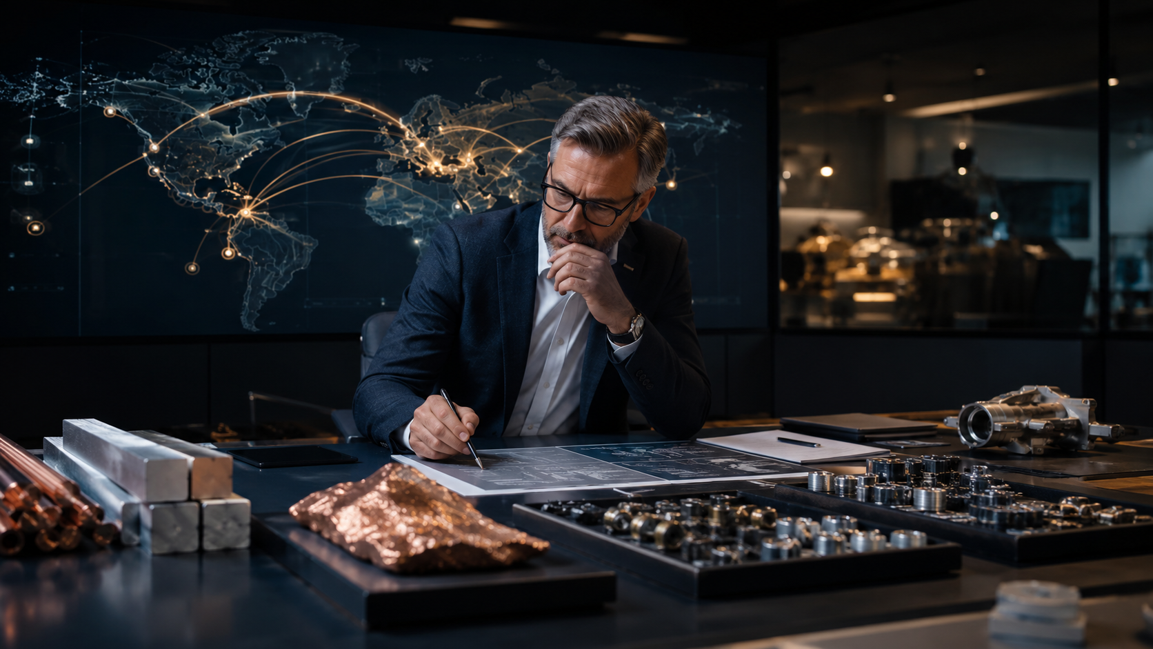 Illustratief beeld bij: Connected machines veranderen aftersales. De Service Director moet data, ontwerp en klantwaarde verbinden.